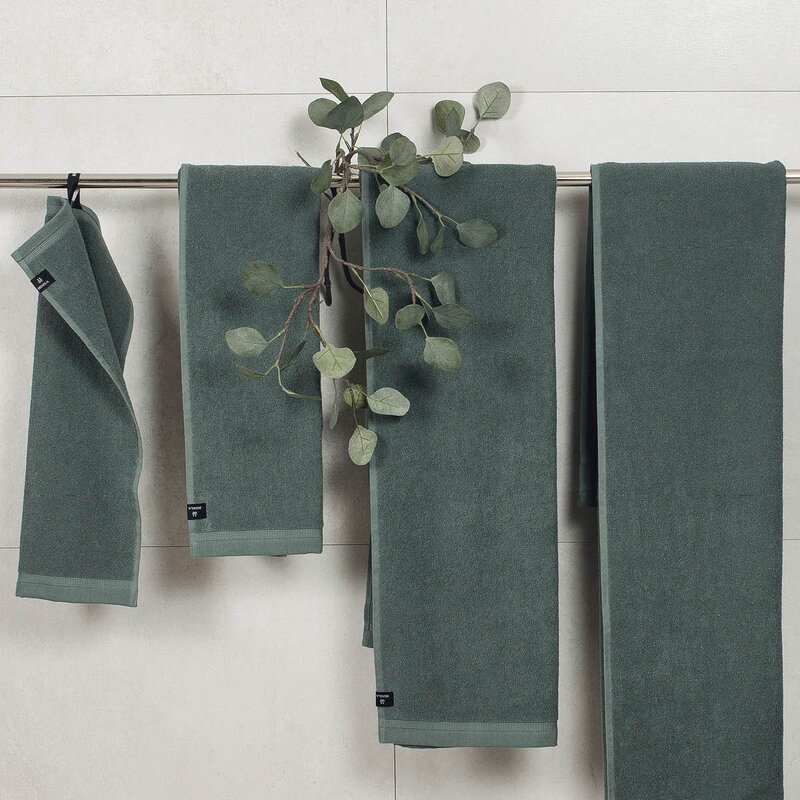 Himla Lina håndkle 50x70 cm jade