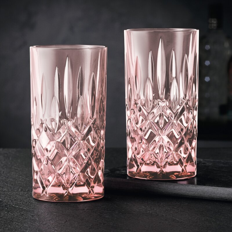 Nachtmann Noblesse Colour longdrinkglass 39,5 cl 2 stk rosé