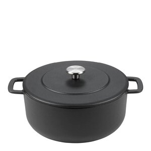 Combekk Støpejernsgryte 24 cm 3,8L svart
