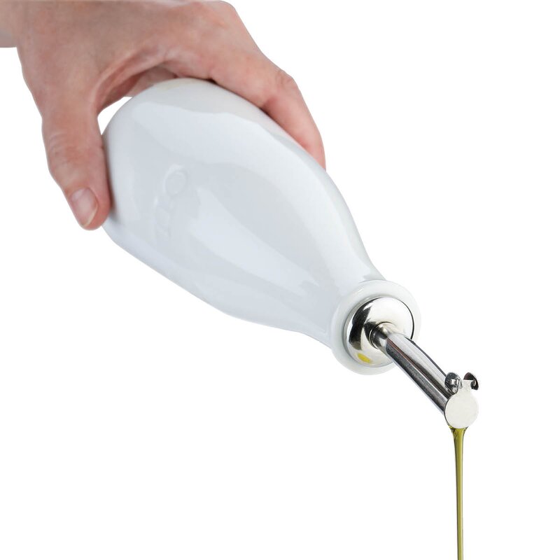 Cilio Eddikflaske 23,5 cm hvit