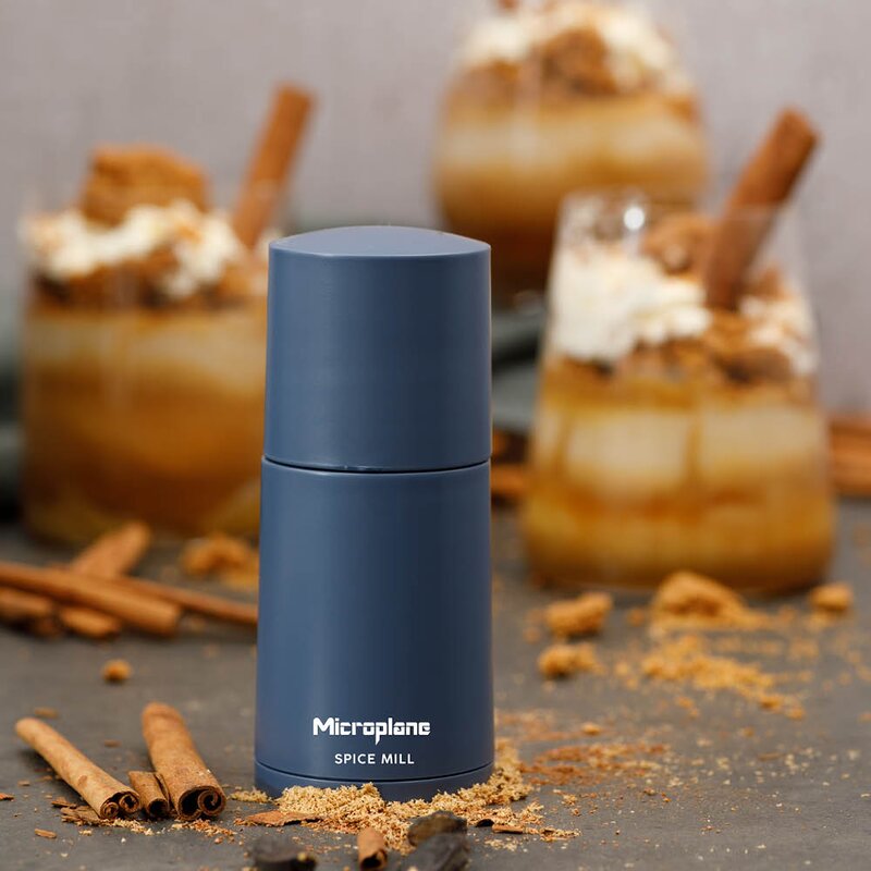 Microplane Spice Mill krydderkvern 12 cm denim blue