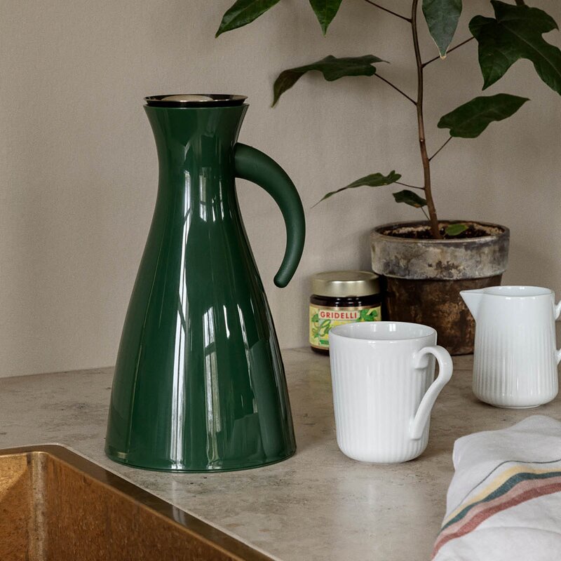 Eva Trio Termokanne 1L Glossy Green
