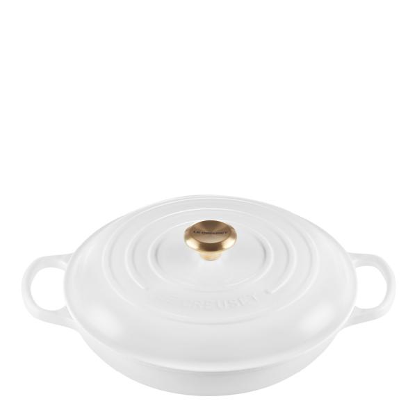 Le Creuset Signature buffetgryte 30 cm 3,5L white