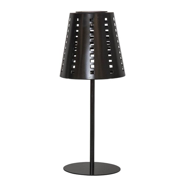 Star Trading Sola solcellebordlampe 482-72 35 cm svart
