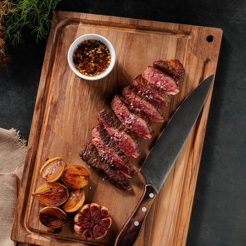 Tramontina BBQ by Hellstrøm kjøttplanke 28x19 cm teak