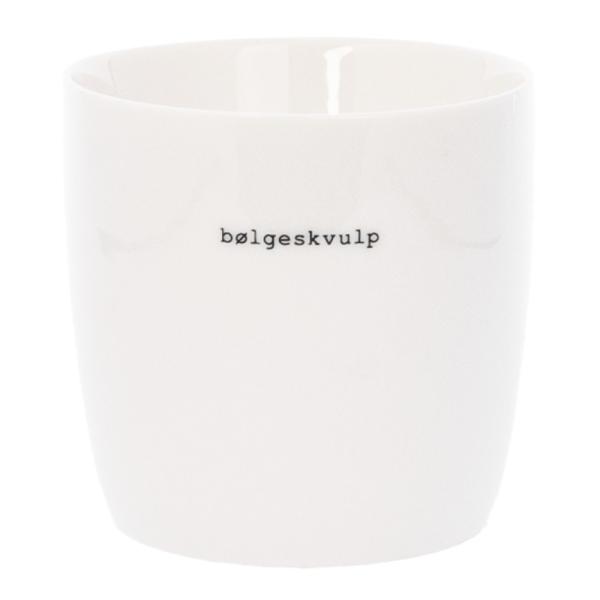 Sögne Home Krus bølgeskvulp 30 cl hvit