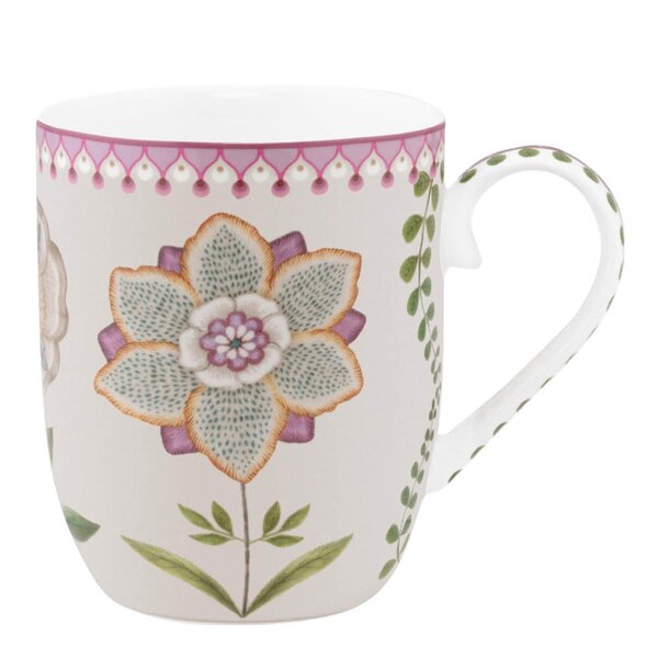 Pip Studio Lily & Lotus krus liten 14,5 cl off-white