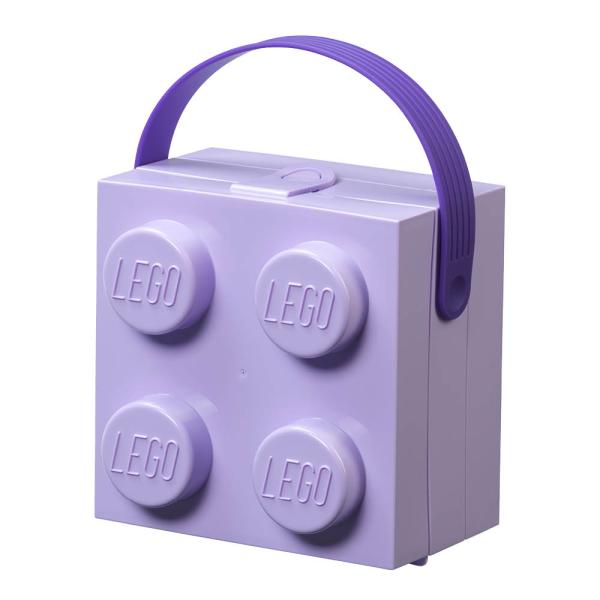 LEGO® Boks med håndtak lavendel