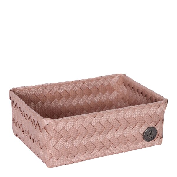 Handed By Fit liten oppbevaringskurv 18x12x7 cm copper blush