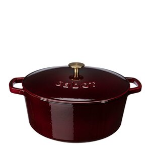 Sabor Støpejernsgryte 6,7 L zinfandel brass