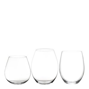 Riedel O Wine Key to Wine sett med 3 rødvinsglass