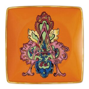 Versace Alphabet skål 12 cm kvadratisk A