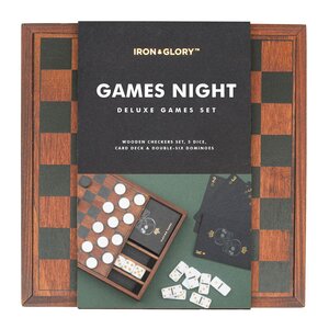 Iron & Glory Spillsamling Games Night 4-i-1 14 cm tre