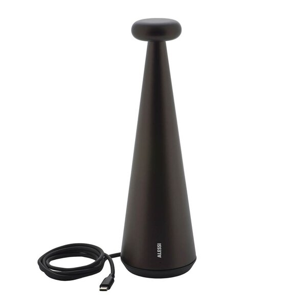 Alessi Bedin bordlampe 26 cm brun