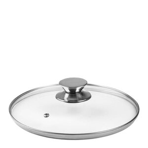 Ibili Glasslokk 16 cm med rustfri knop