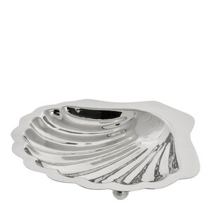 Lene Bjerre Scallia serveringsfat skjell 20 cm sølv