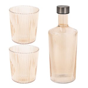 Paveau Ribbed Elegance gaveeske Bells 3 deler beige