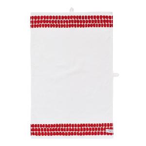Arabia Tuokio kjøkkenhåndkle 43x67 cm rød