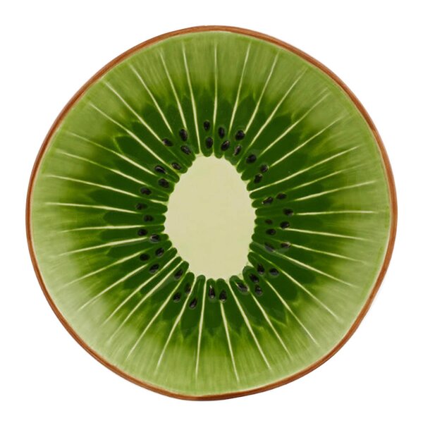 Bordallo Pinheiro Tropical Fruits tallerken 22 cm kiwi grønn