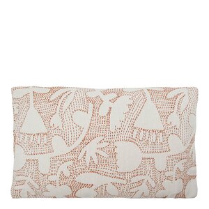 House Doctor Sari putetrekk i bomull 50x30 cm off-white/brun