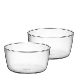 Dorre Seria serveringsskål 10x10 cm 2 stk glass