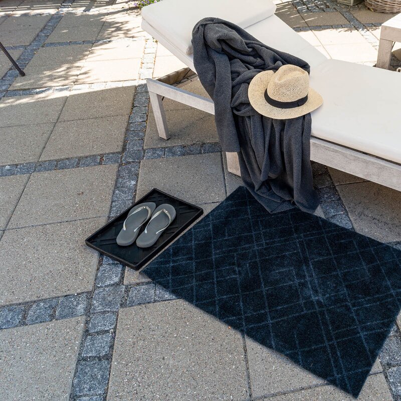 Tica Copenhagen Lines sko- og støvelbrett 28x38x3 cm svart