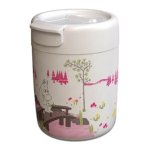 Moomin Mummi termokopp 32 cl rosa/hvit