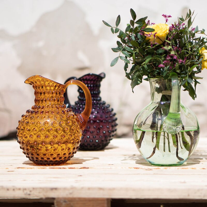 Klimchi Hobnail karaffel 2L amber