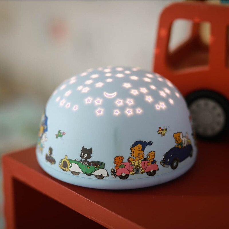 Rätt Start Bamse nattlys med stjernehimmel og musikk