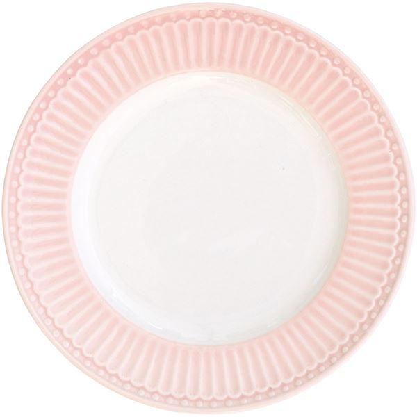 GreenGate Alice middagstallerken 26,5 cm pale pink