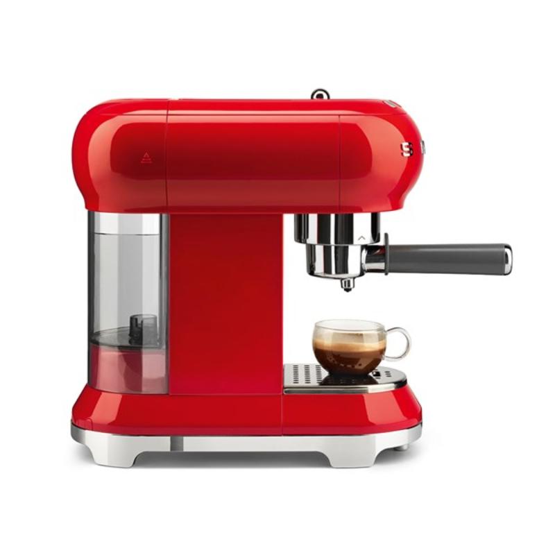 SMEG, espressomaskin ECF01 15 bar rød