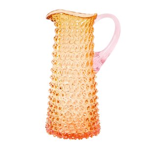 Klimchi Hobnail karaffel 1L Sunrise Rosaline/Amber