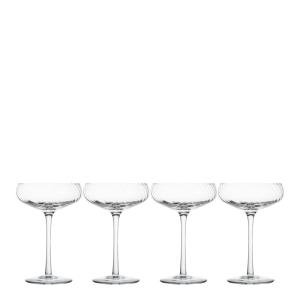 ByOn Opacity champagneglass 30 cl 4 stk klar