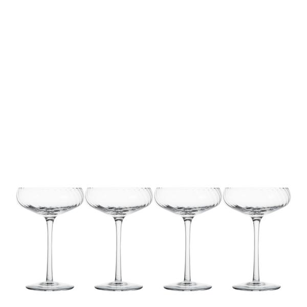 ByOn Opacity champagneglass 30 cl 4 stk klar