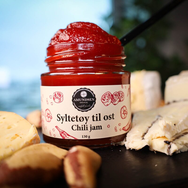 Amundsen Spesial Syltetøy til ost 130 g chili jam