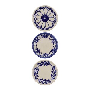 House Doctor Tallerken Diva 13 cm 3 stk blå