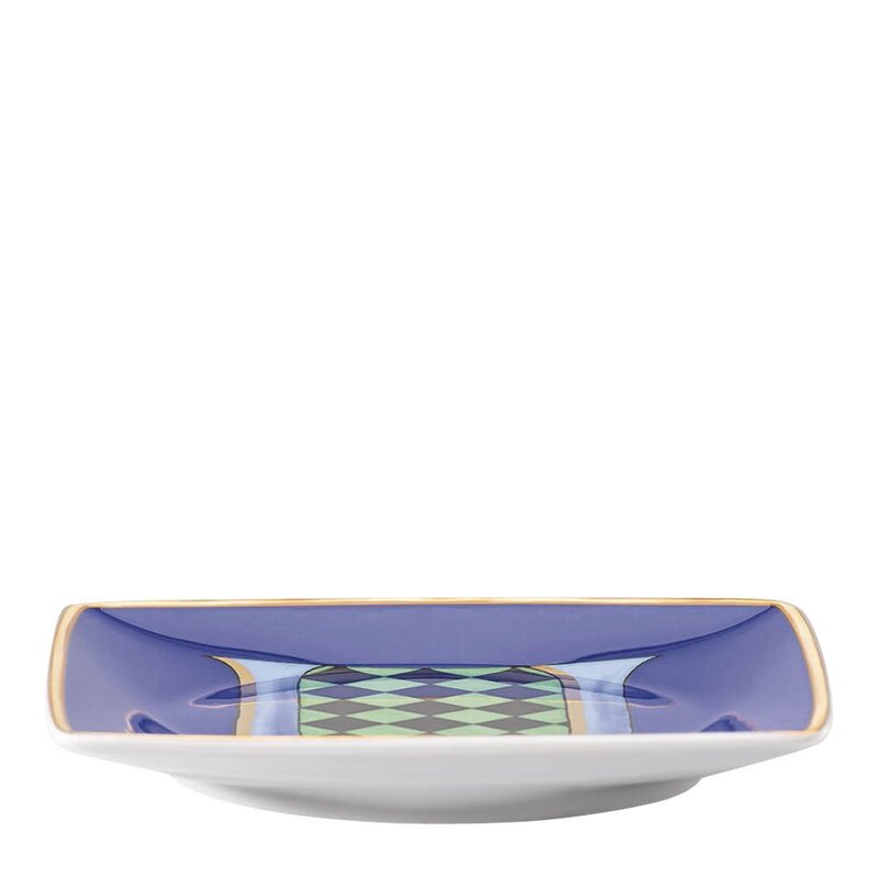 Versace Alphabet skål 12 cm kvadratisk U