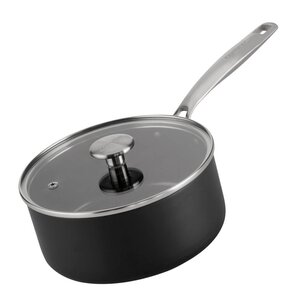 Combekk Element kasserolle keramisk med lokk 18 cm 3,7L svart