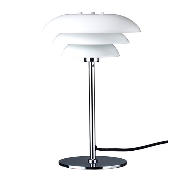 Dyberg Larsen DL20 bordlampe 30 cm opal/krom