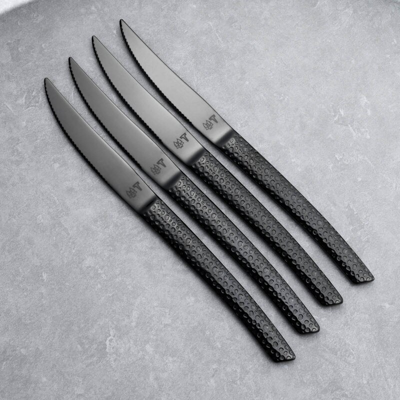 Vargen & Thor Lava bestikksett 8 deler antrasitt