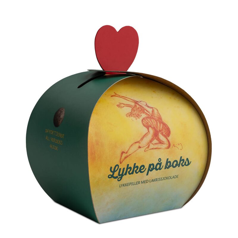 Cemo Lykke på boks lakriskuler