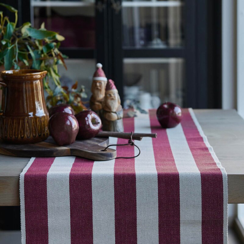 Fondaco Amalia bordløper 40x140 cm rød