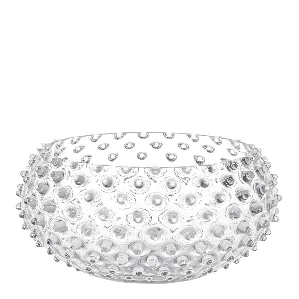 Klimchi Hobnail skål 23 cm crystal