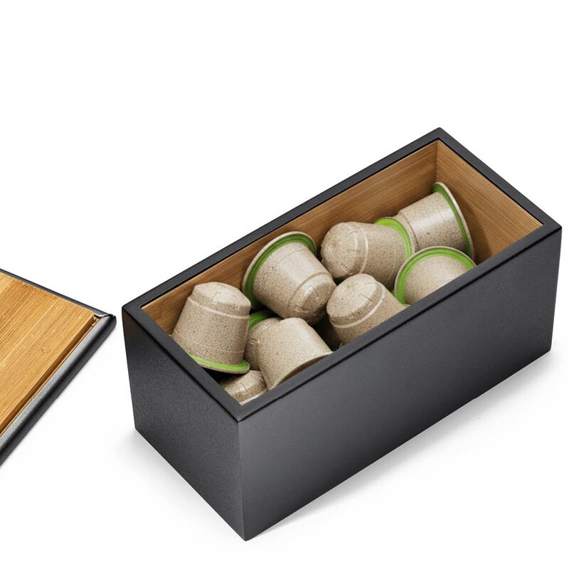 Sjöstrand Kapselholder etui til 20 kaffekapsler svart