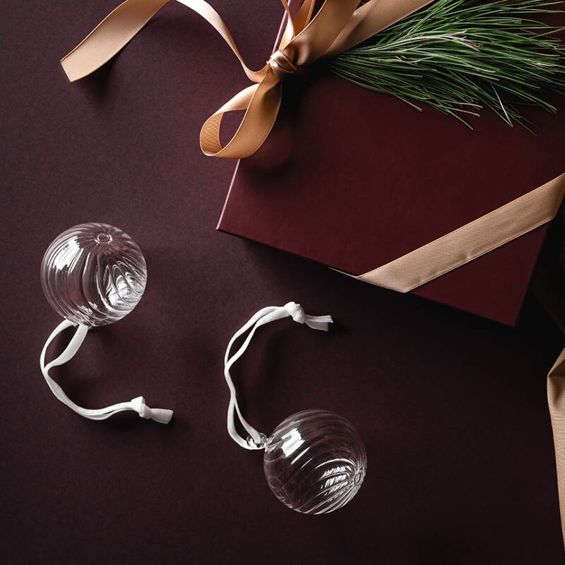 Muurla Glasskule 6 cm klar