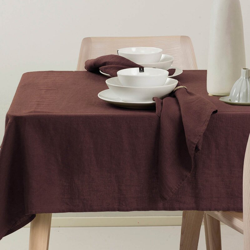 Himla Sunshine serviett 45x45 4 stk burgundy