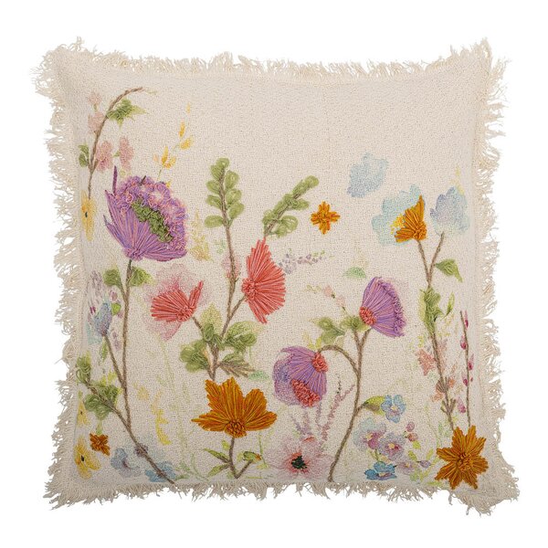 Bloomingville Pogni pute 50x50 cm blomstermønster