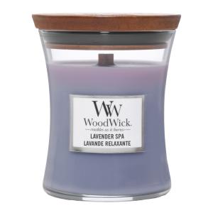 WoodWick Hourglass duftlys medium lavender spa