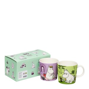 MoominArabia Mummikopp 30 cl Snorkfrøken og Mummitrollet 2 stk 80 år