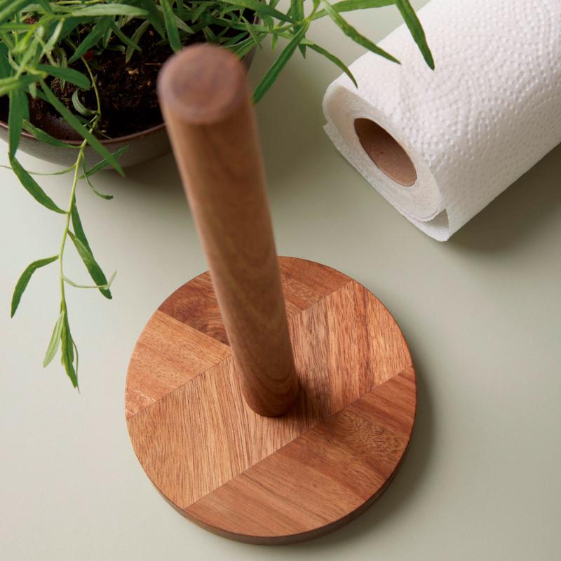 Aida Design kjøkkenrulleholder 13x30,5 cm akasie